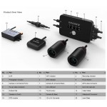 Innovv K2 256GB Dual Channel Motorcycle camera system, WiFi, GPS, 2 x 1080p SONY IMX323 CMOS Sensor